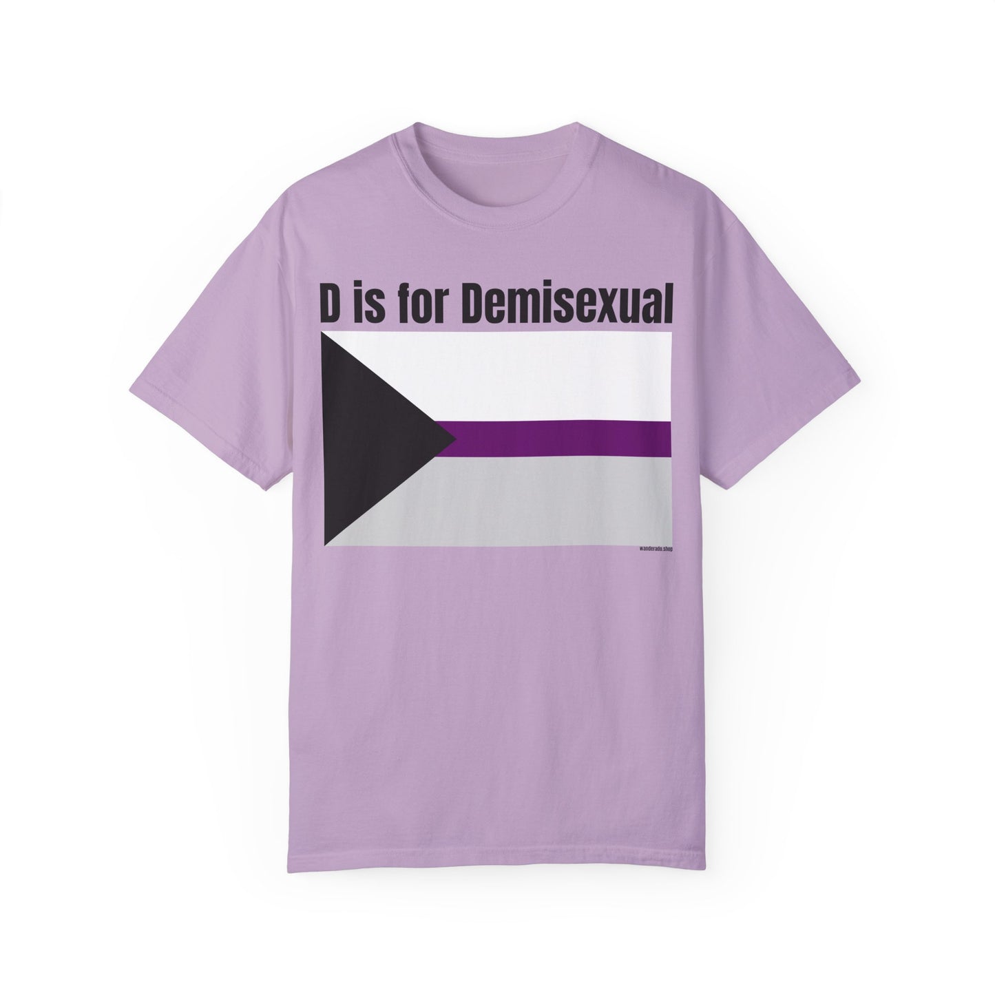 D is for Demisexual - Unisex Garment-Dyed T-shirt