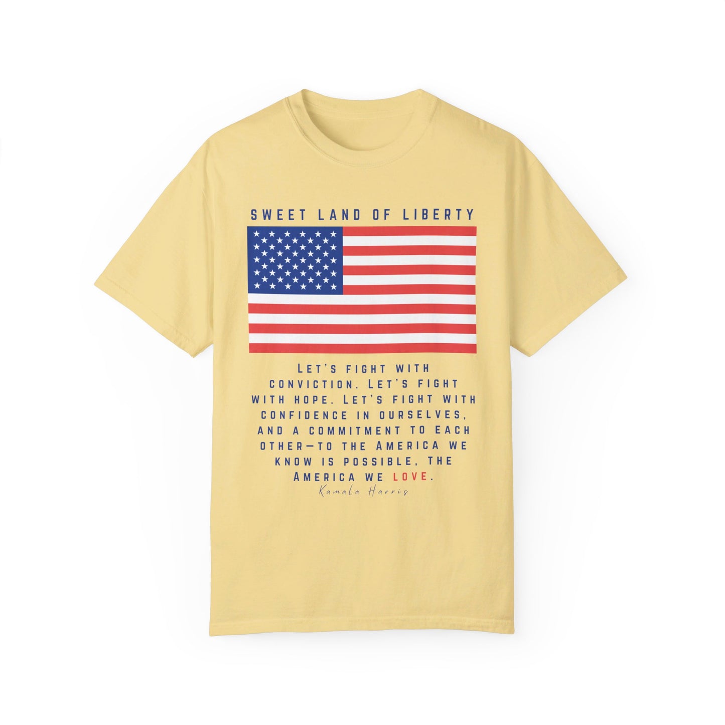 π Kamala Harris for President T-Shirt πLet's fight with conviction.