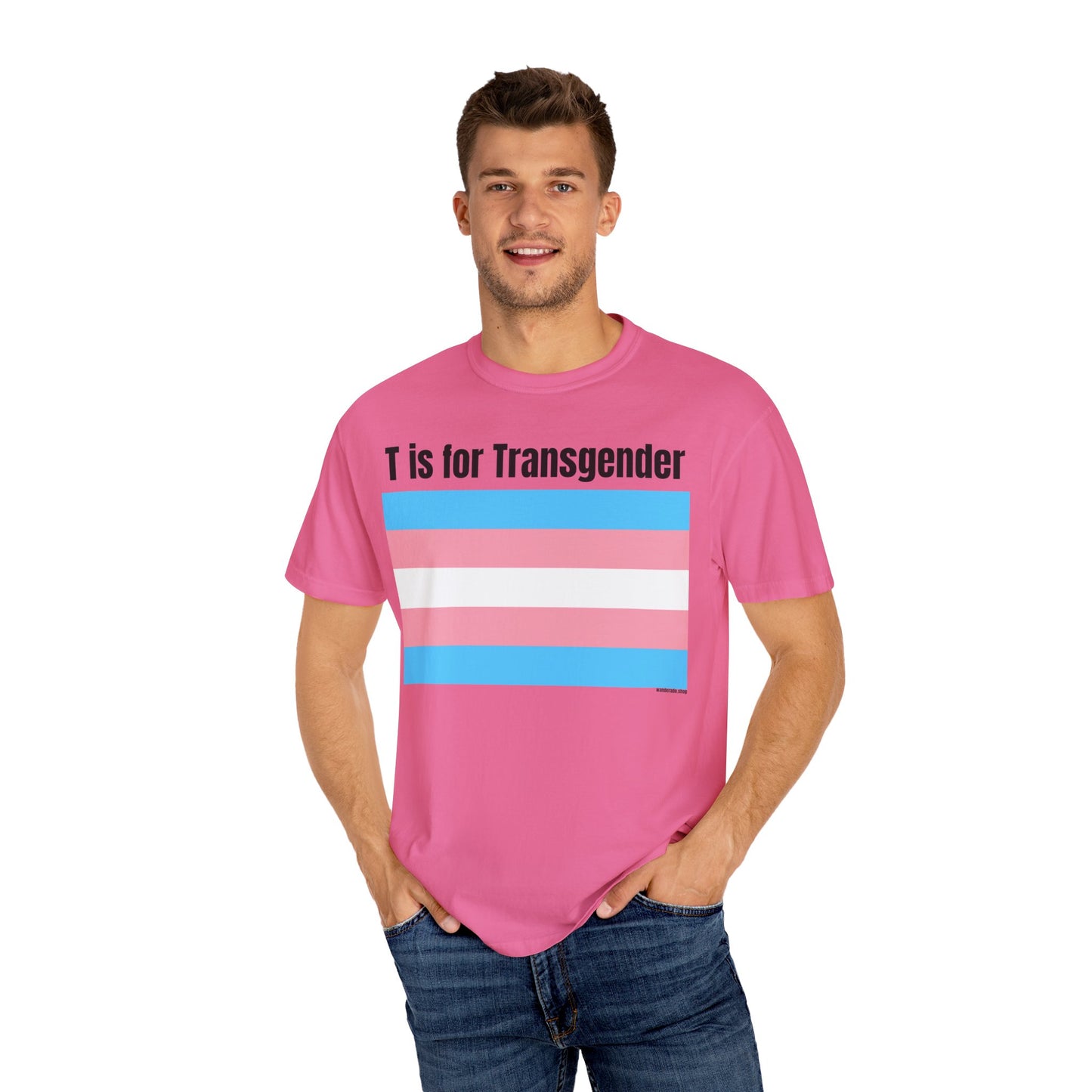 T is for Transgender - Trans PRIDE Tee