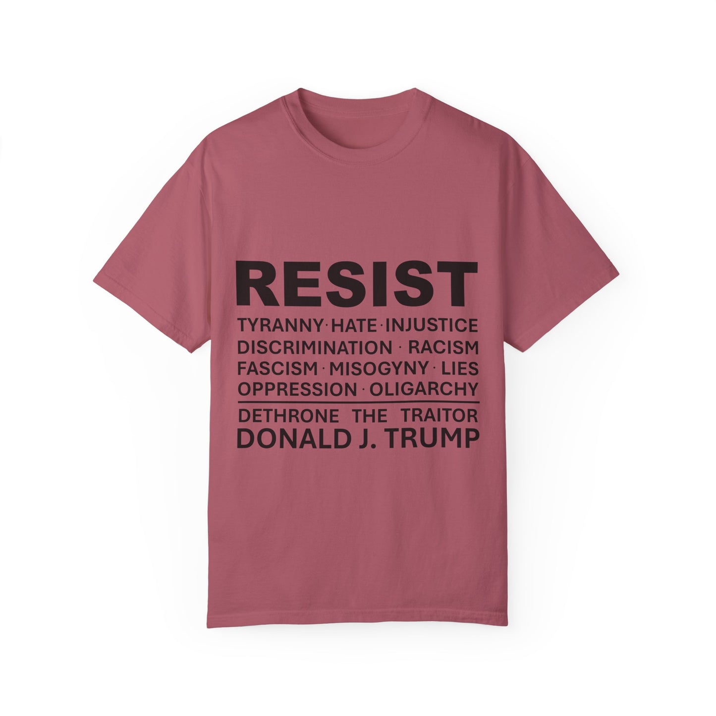 "RESIST" T-Shirt - Dethrone the traitor!