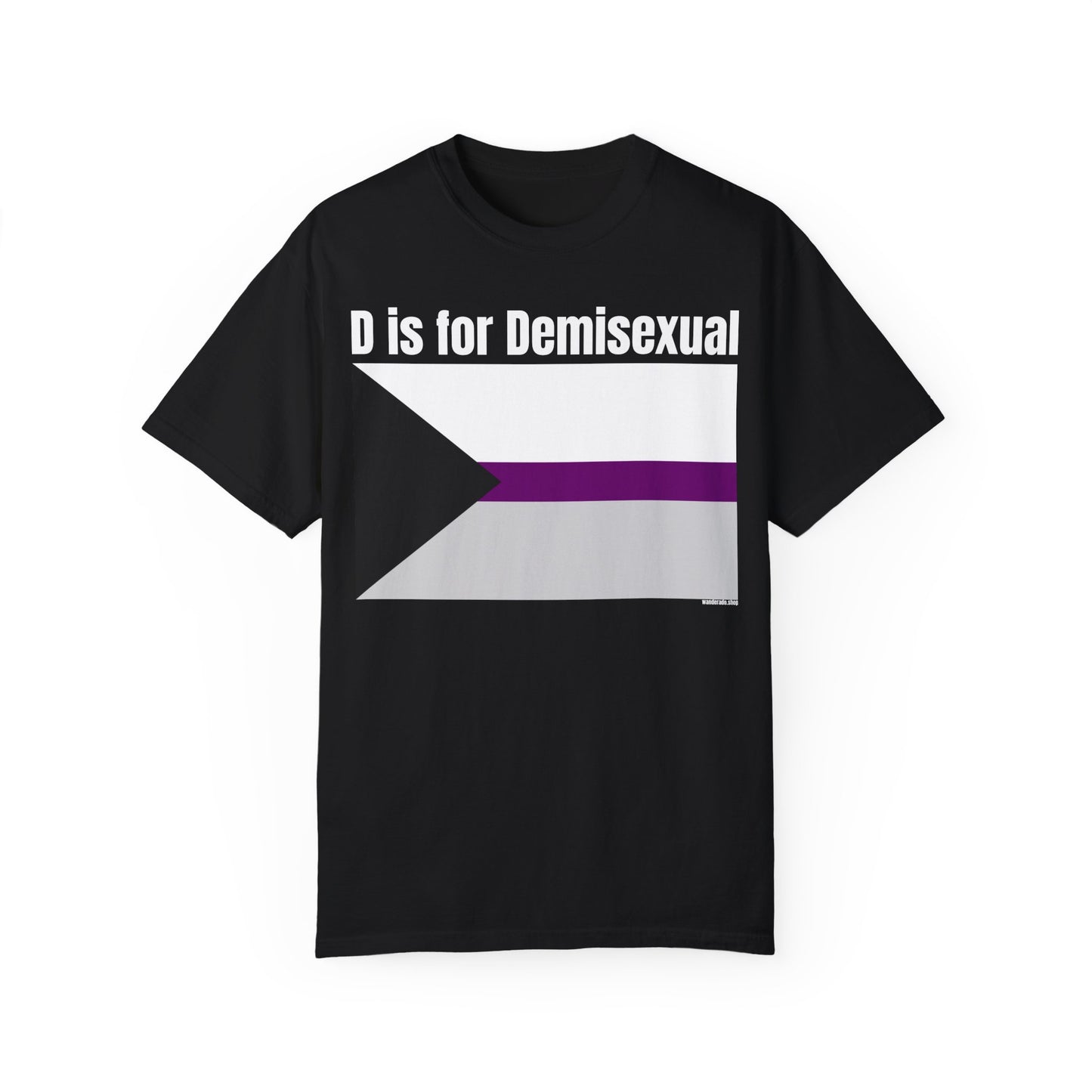 D is for Demisexual - Unisex Garment-Dyed T-shirt
