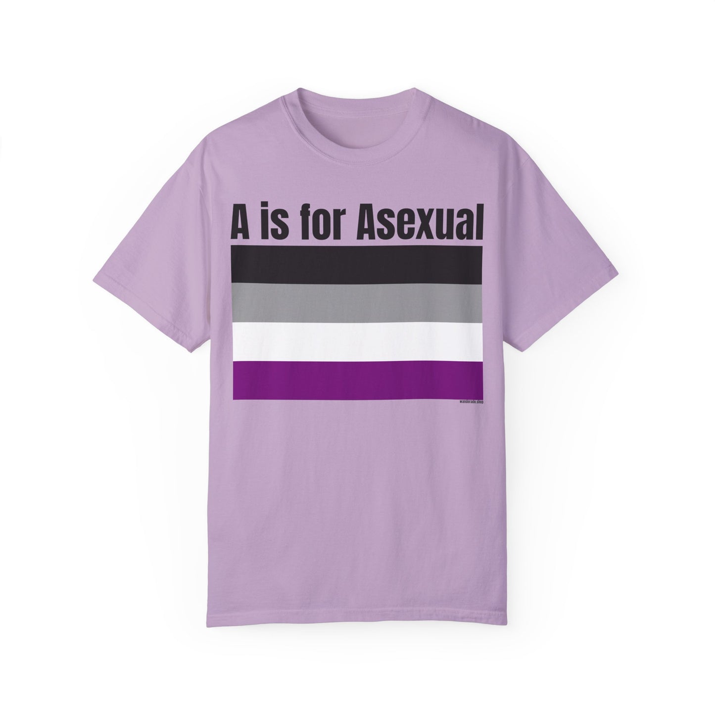 A is for Asexual - Unisex Garment-Dyed T-shirt