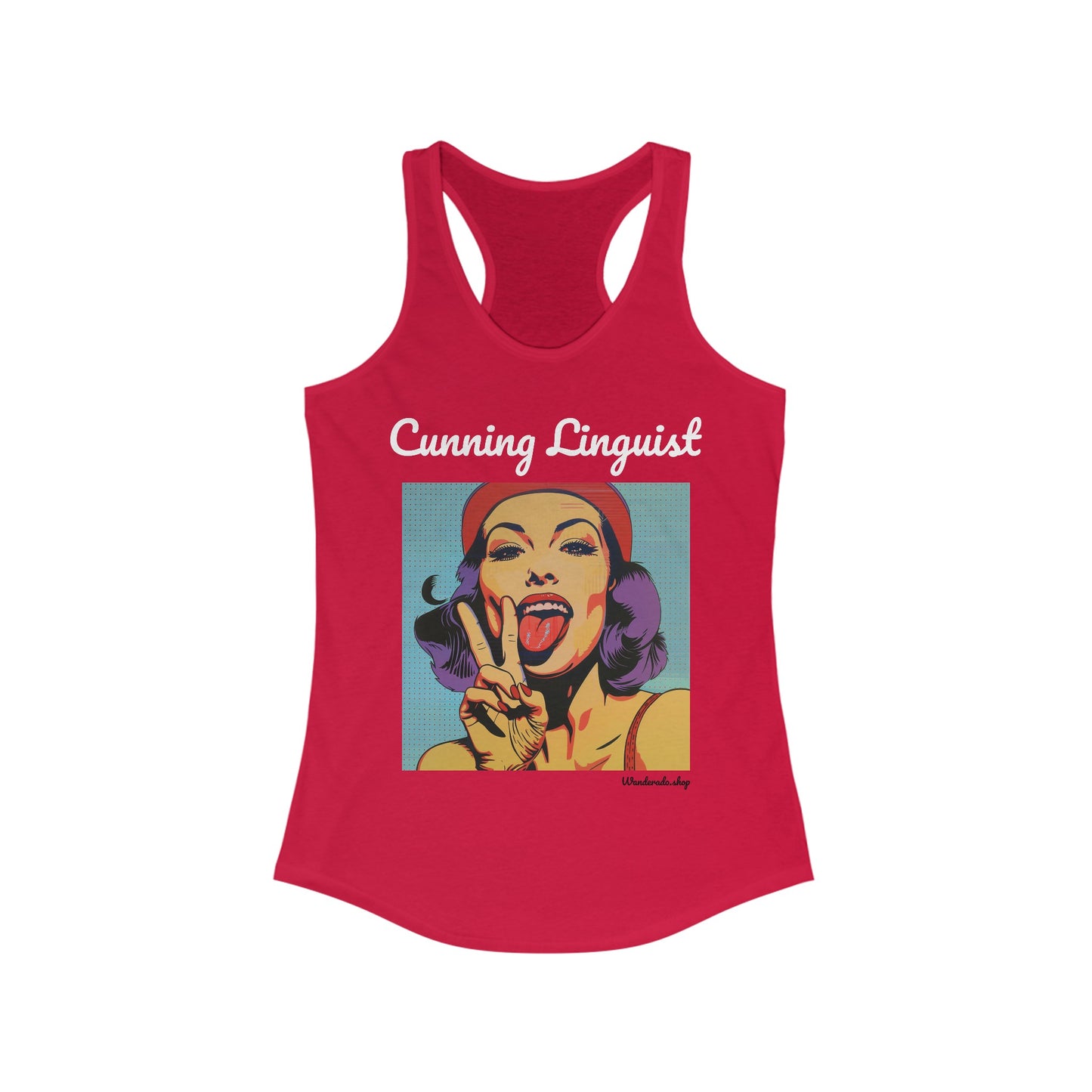 Cunning Linguist - Women's Ideal Racerback Tank