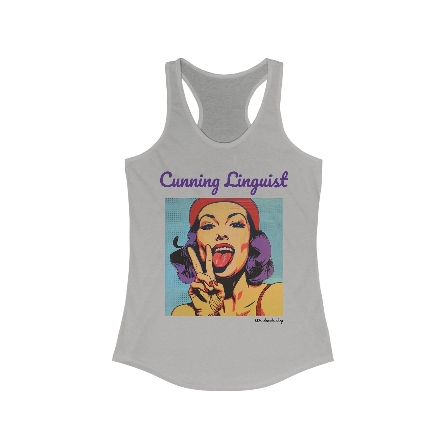 Cunning Linguist - Women's Ideal Racerback Tank