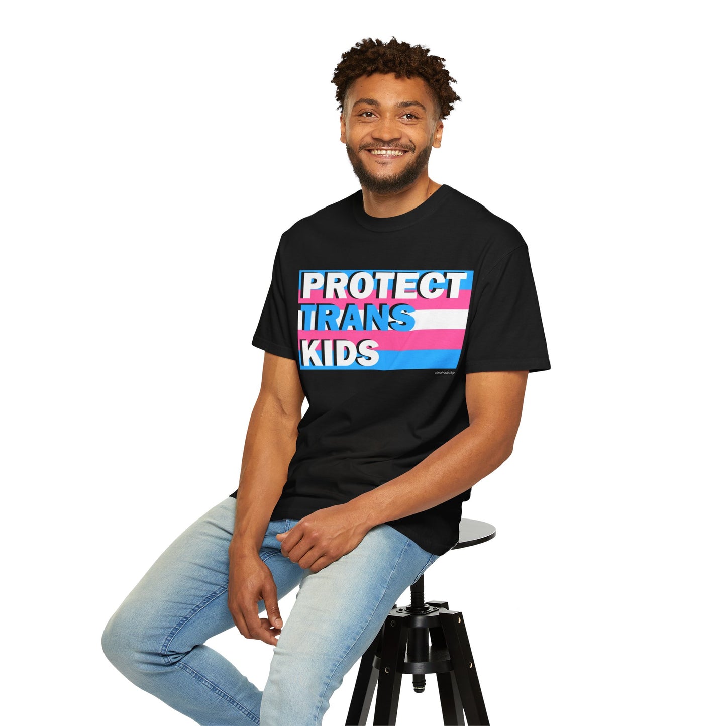 Protect Trans Kids - Unisex Garment-Dyed T-shirt