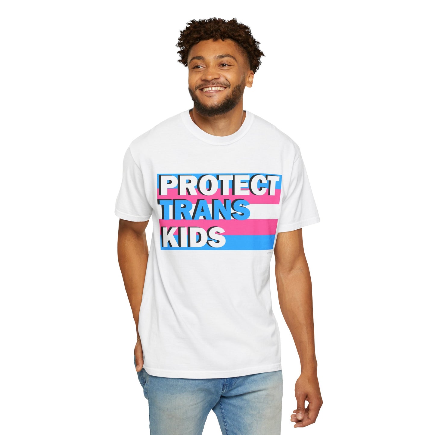 Protect Trans Kids - Unisex Garment-Dyed T-shirt