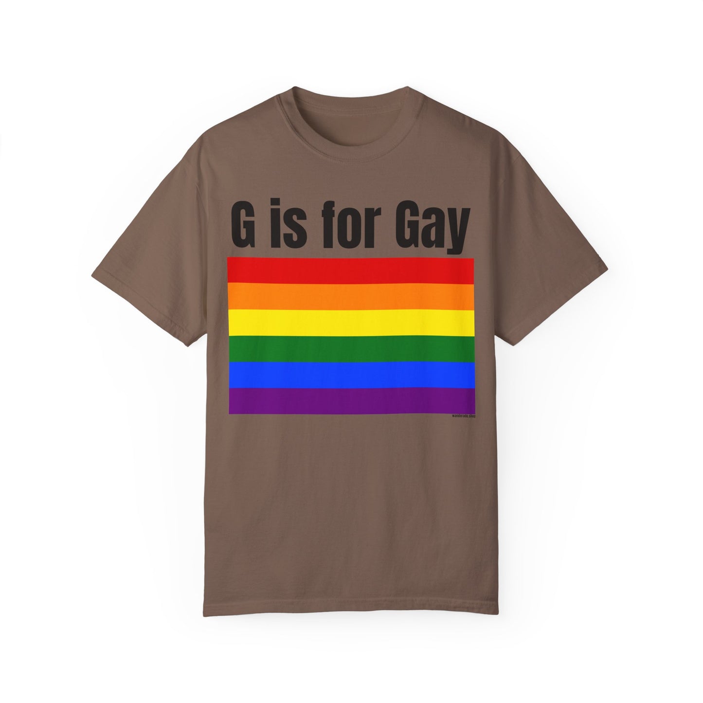 G is for Gay - Unisex Garment-Dyed T-shirt