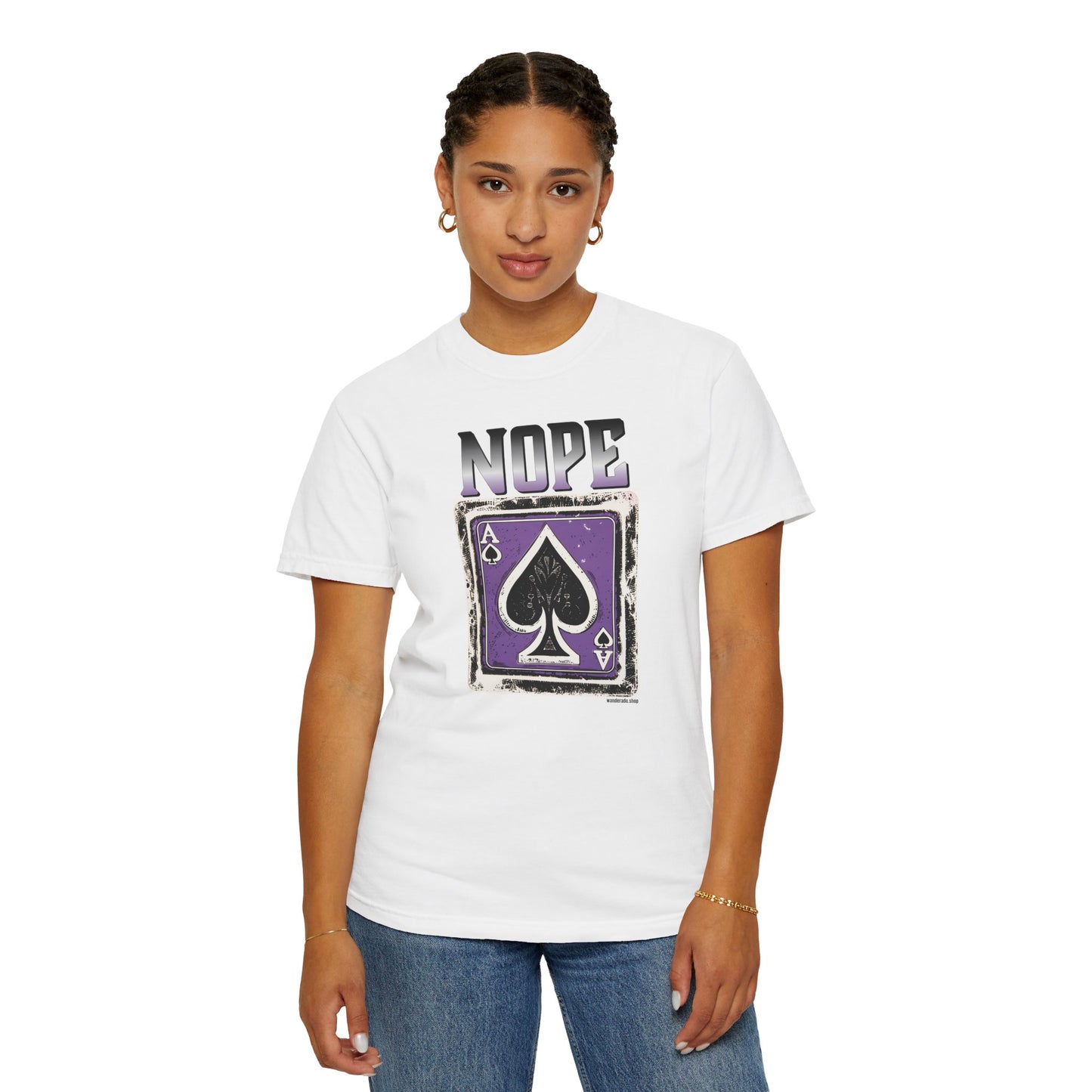 Nope - Ace/Asexual/Aromantic/Agender PRIDE Tee