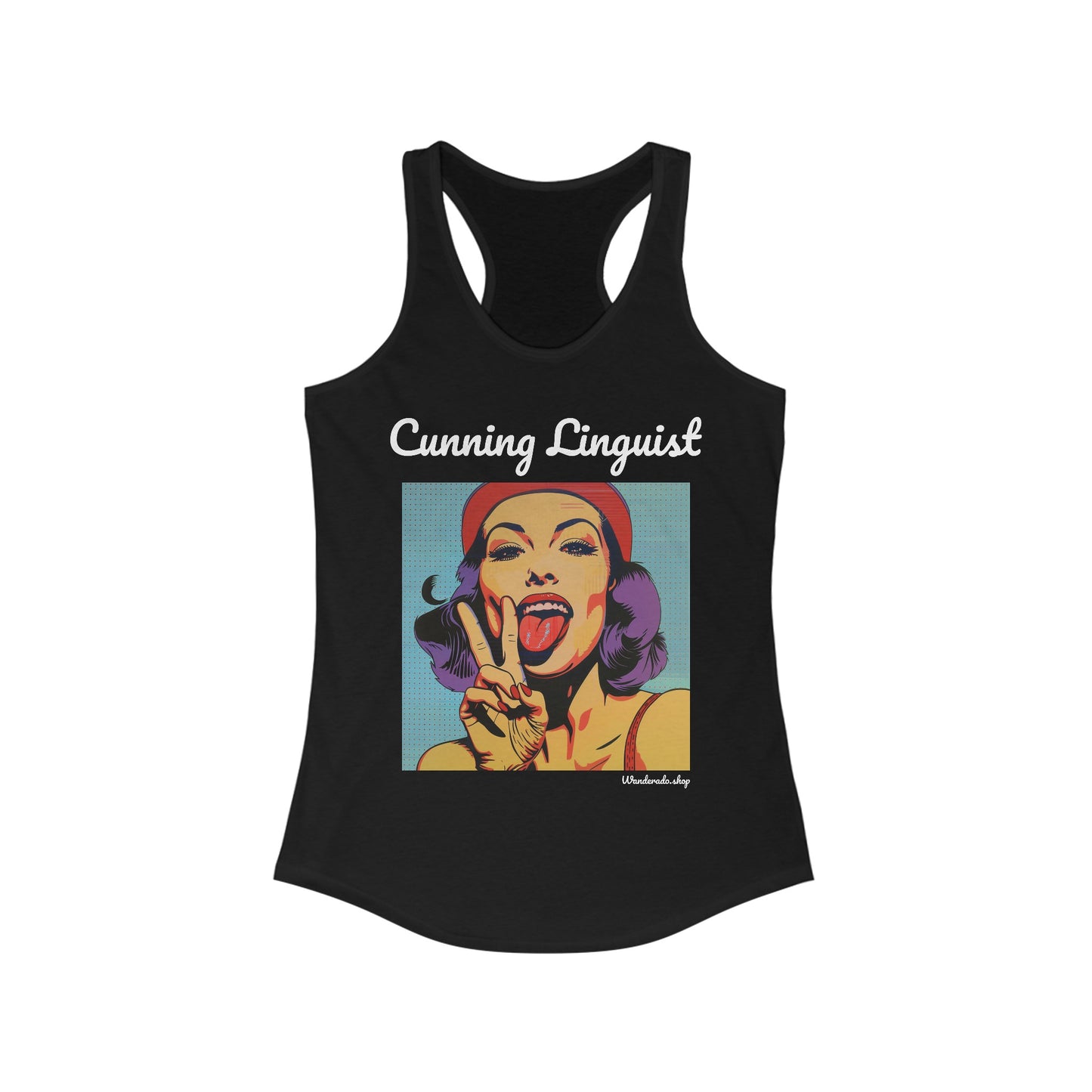 Cunning Linguist - Women's Ideal Racerback Tank