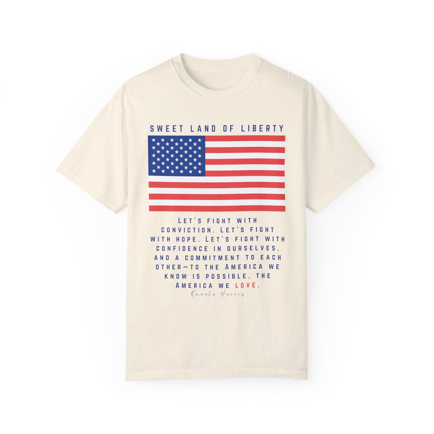 π Kamala Harris for President T-Shirt πLet's fight with conviction.