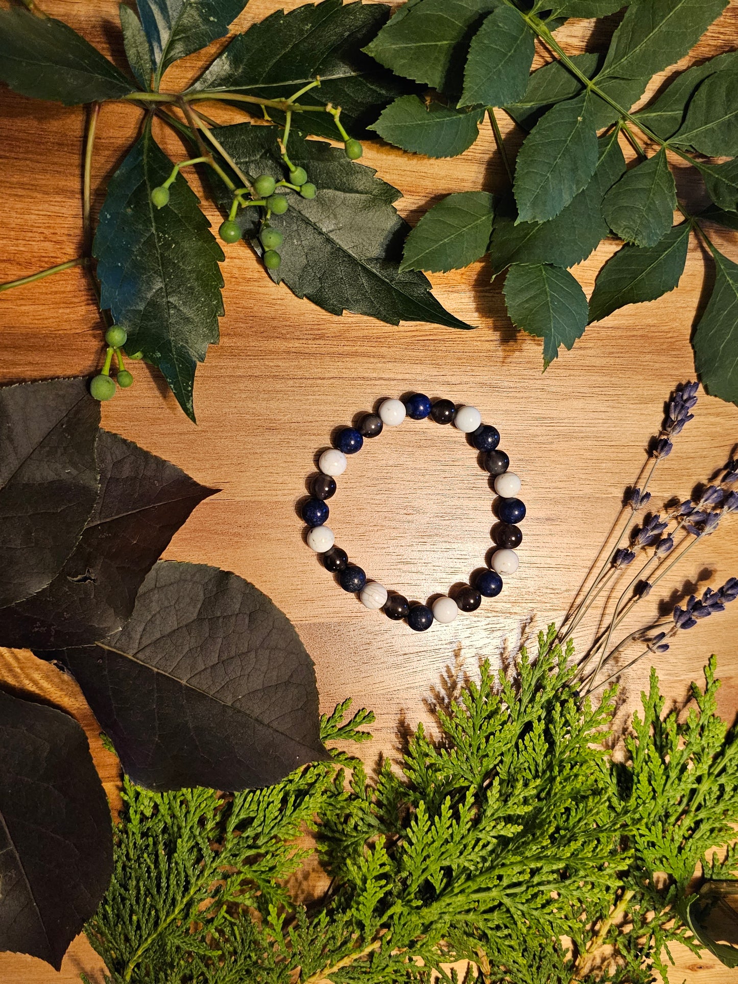 Peaceful Transformation | Magnesite + Lapis Lazuli + Obsidian