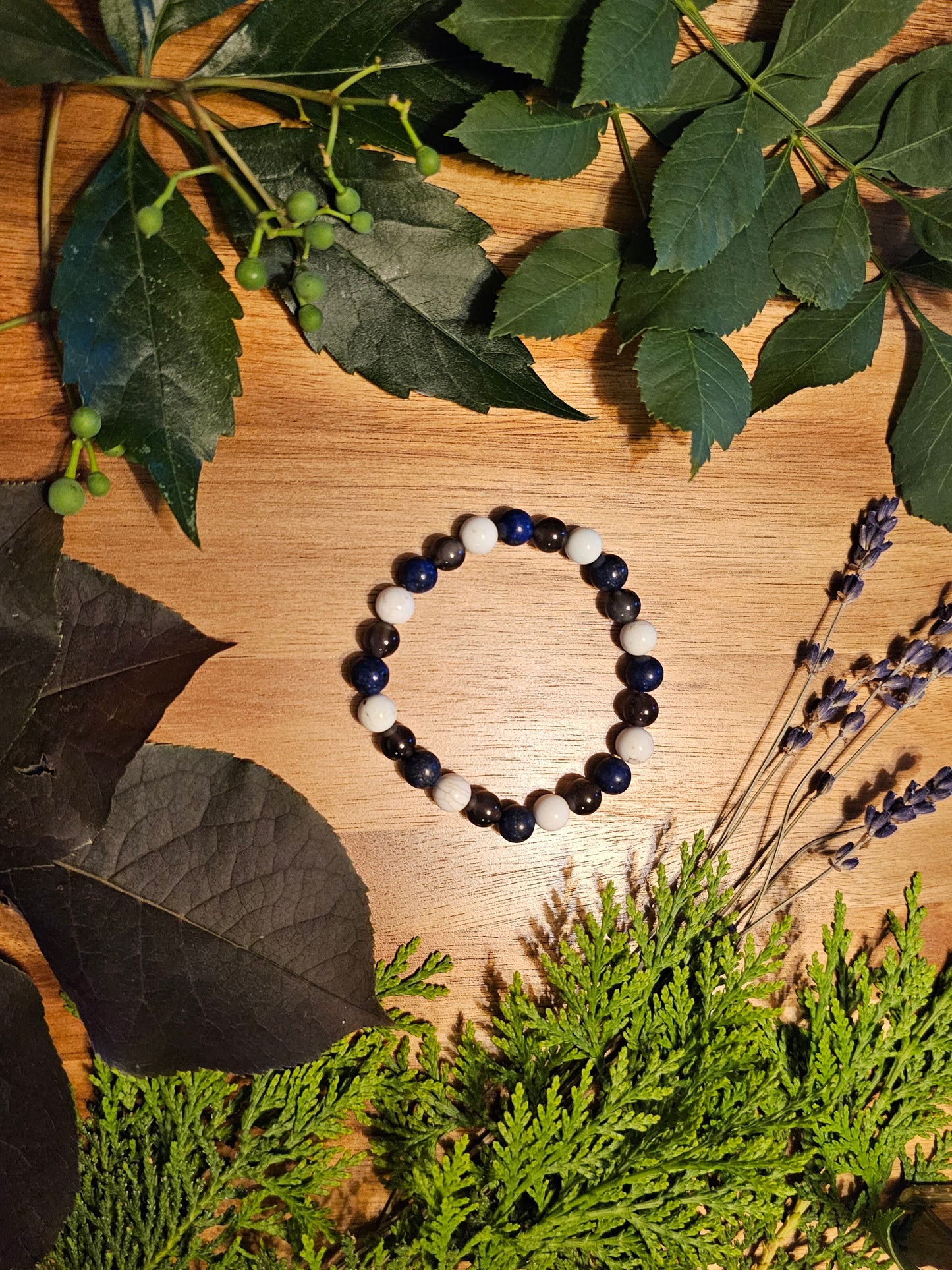 Peaceful Transformation | Magnesite + Lapis Lazuli + Obsidian