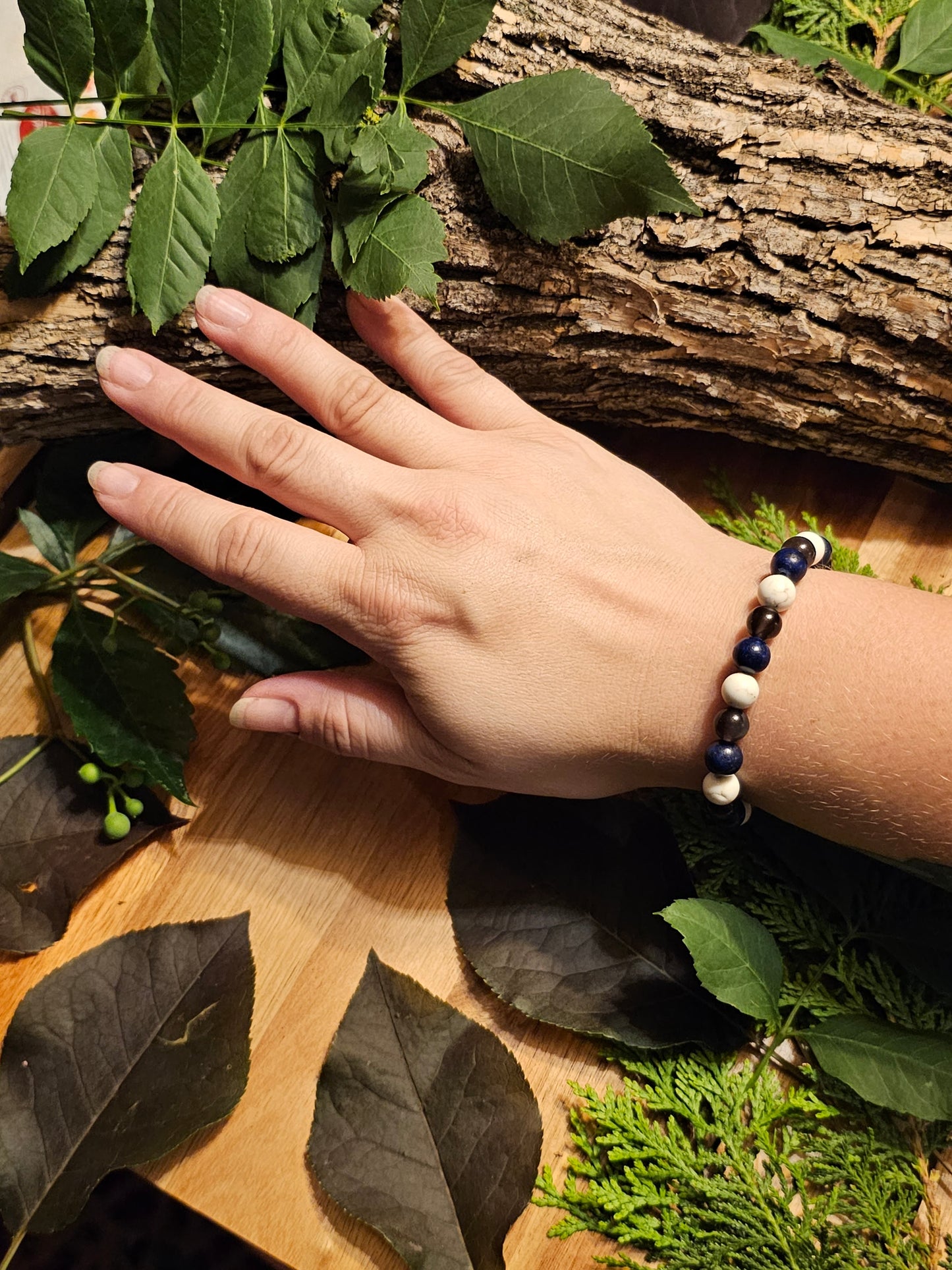 Peaceful Transformation | Magnesite + Lapis Lazuli + Obsidian