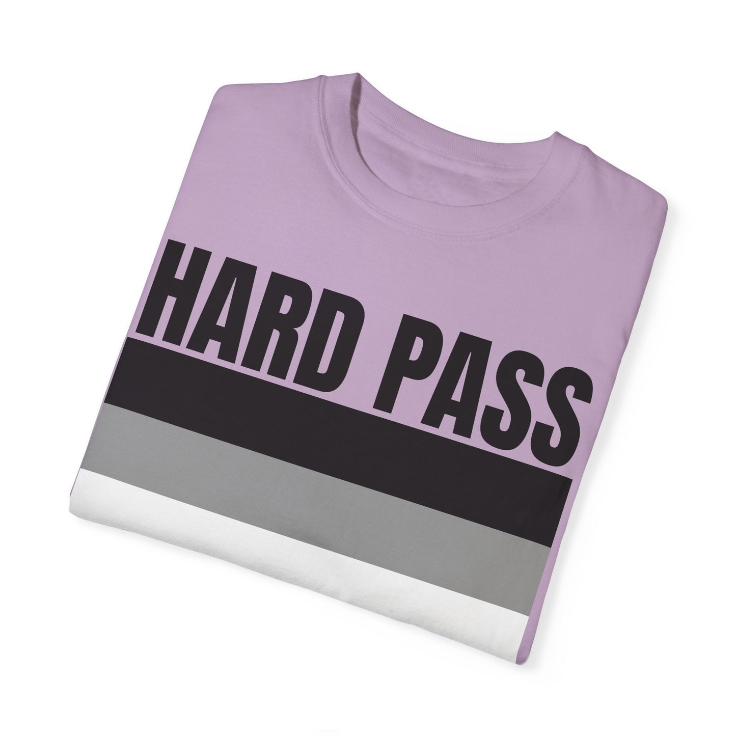 Hard Pass- PRIDE Tee Shirt for the Asexual/Aromantic/Agender/Ace Community
