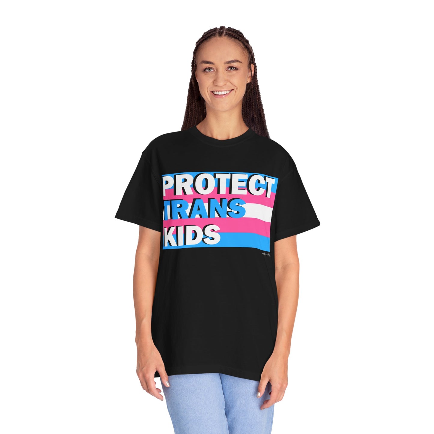 Protect Trans Kids - Unisex Garment-Dyed T-shirt