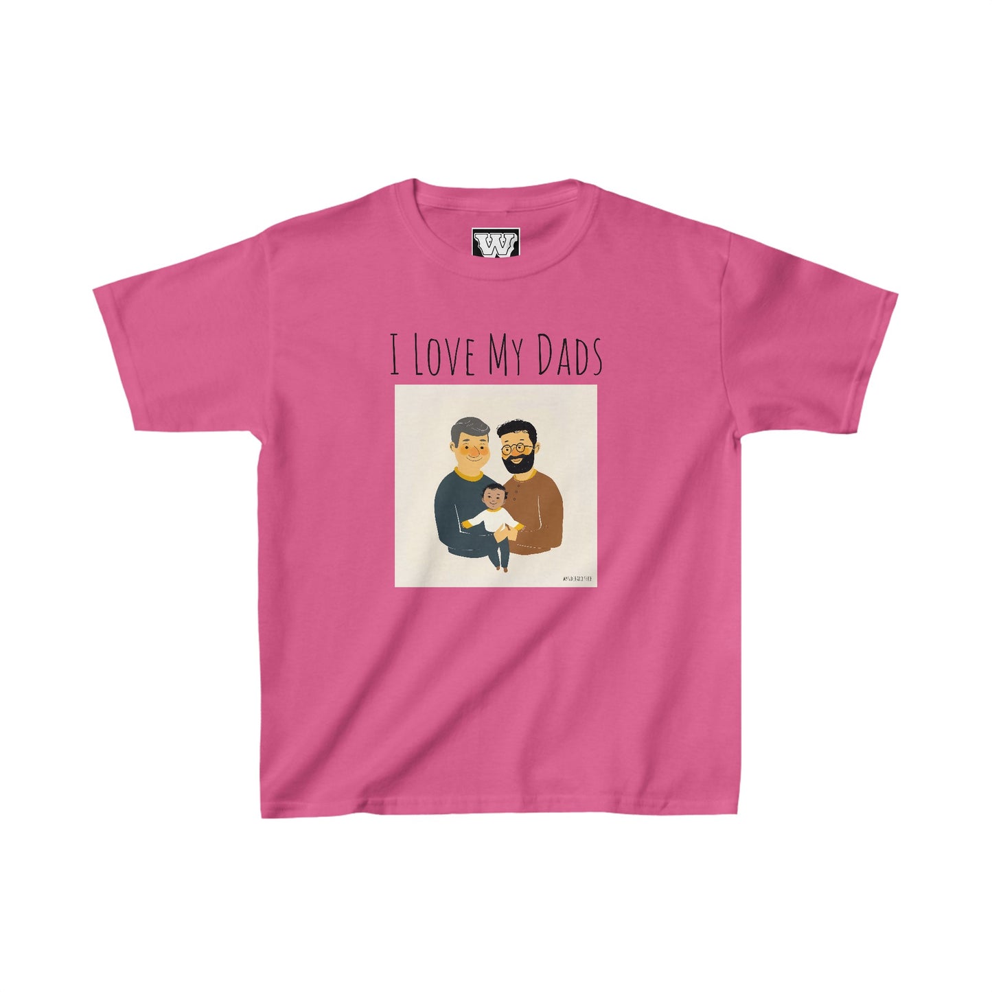 I Love My Dads - Kids Heavy Cotton⢠Tee (Variant C)