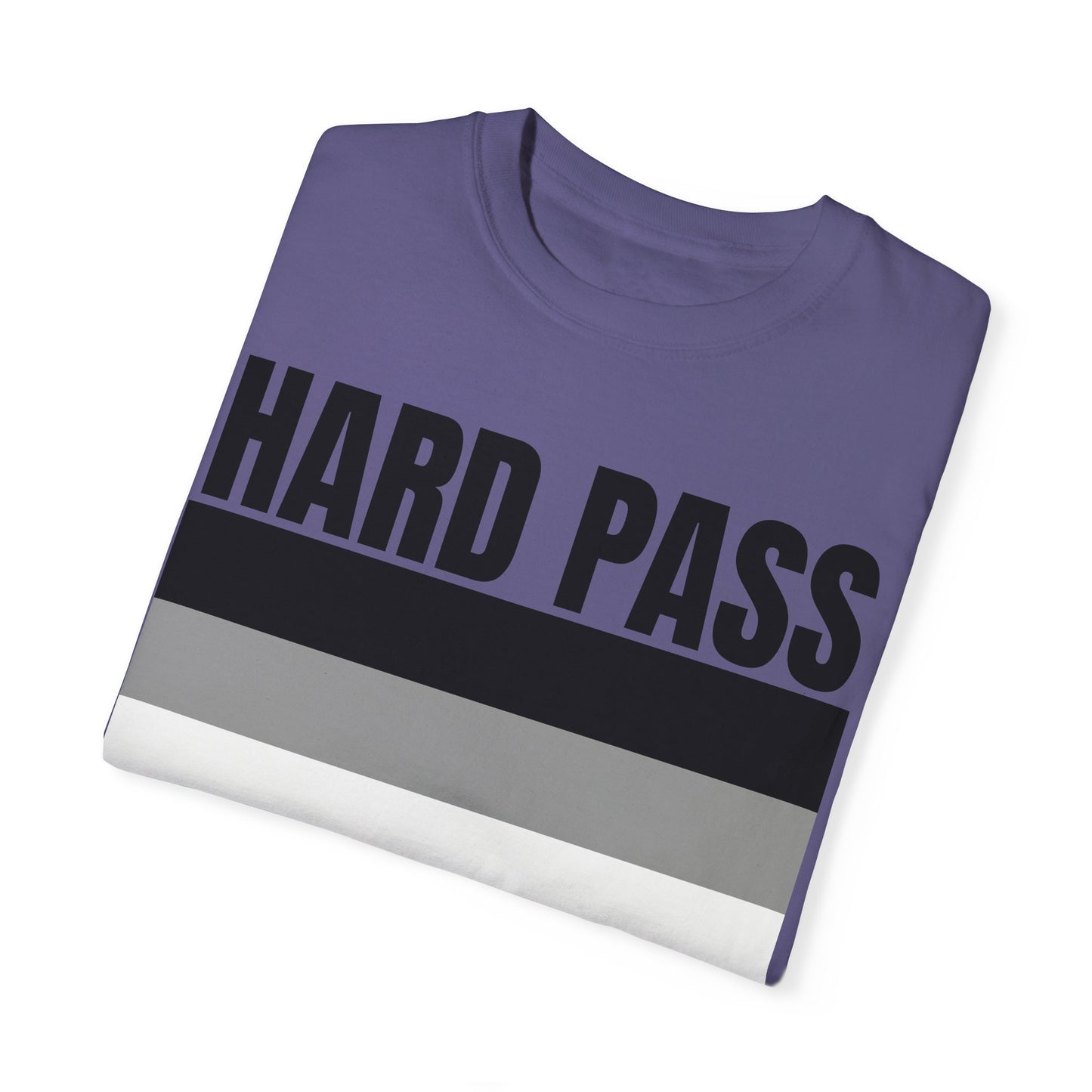 Hard Pass- PRIDE Tee Shirt for the Asexual/Aromantic/Agender/Ace Community
