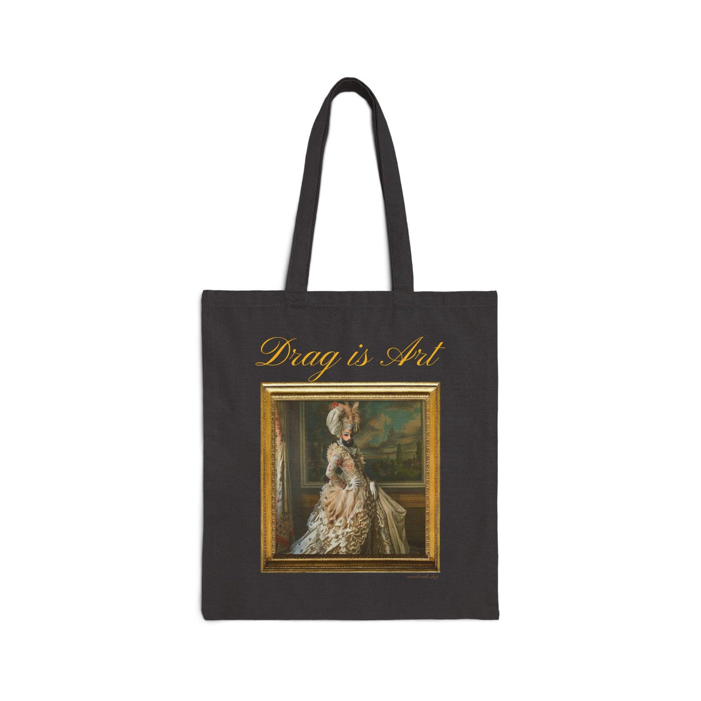 Drag is Art - Cotton Canvas Tote Bag - Madame de Pompadour