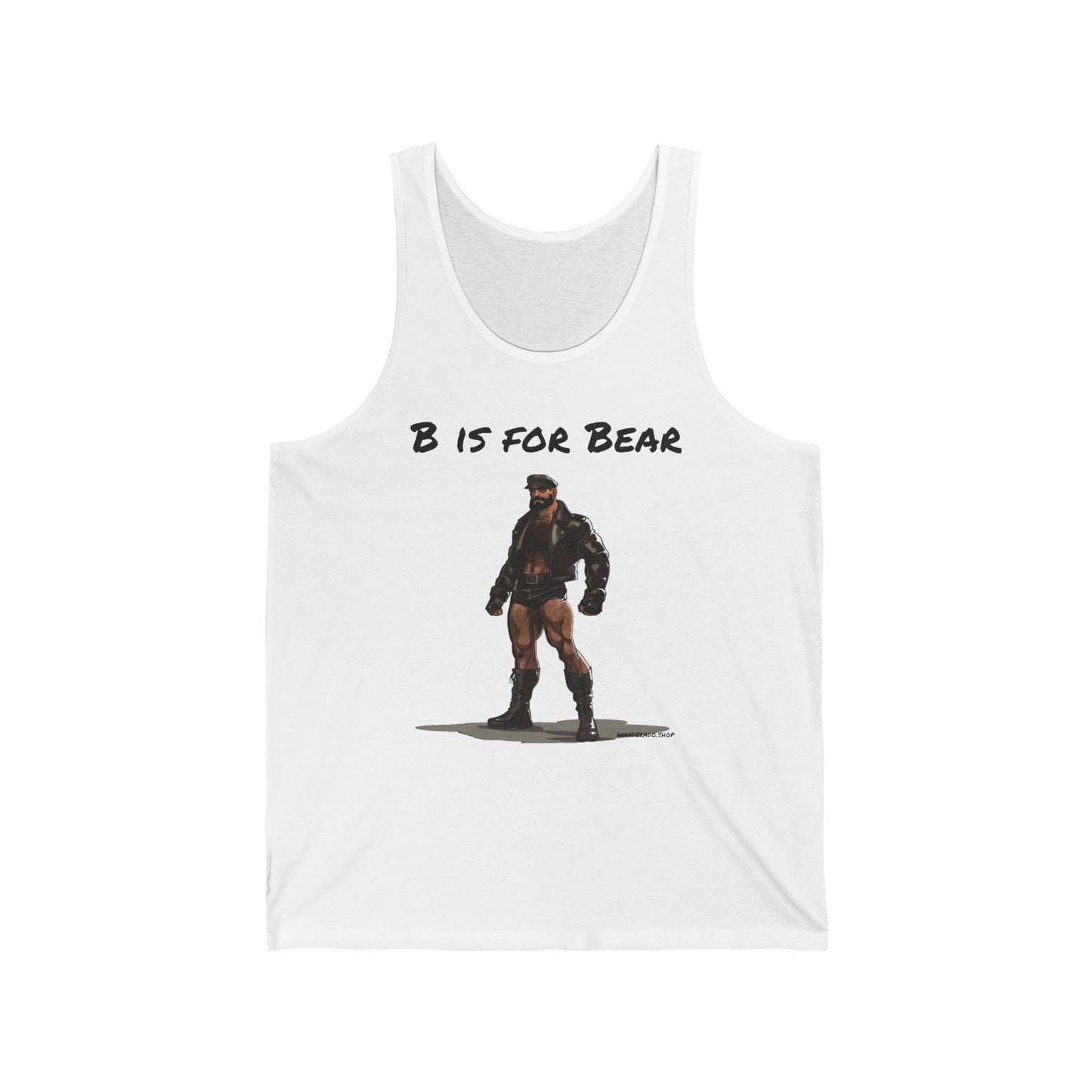 B is for Bear - Unisex Jersey Tank