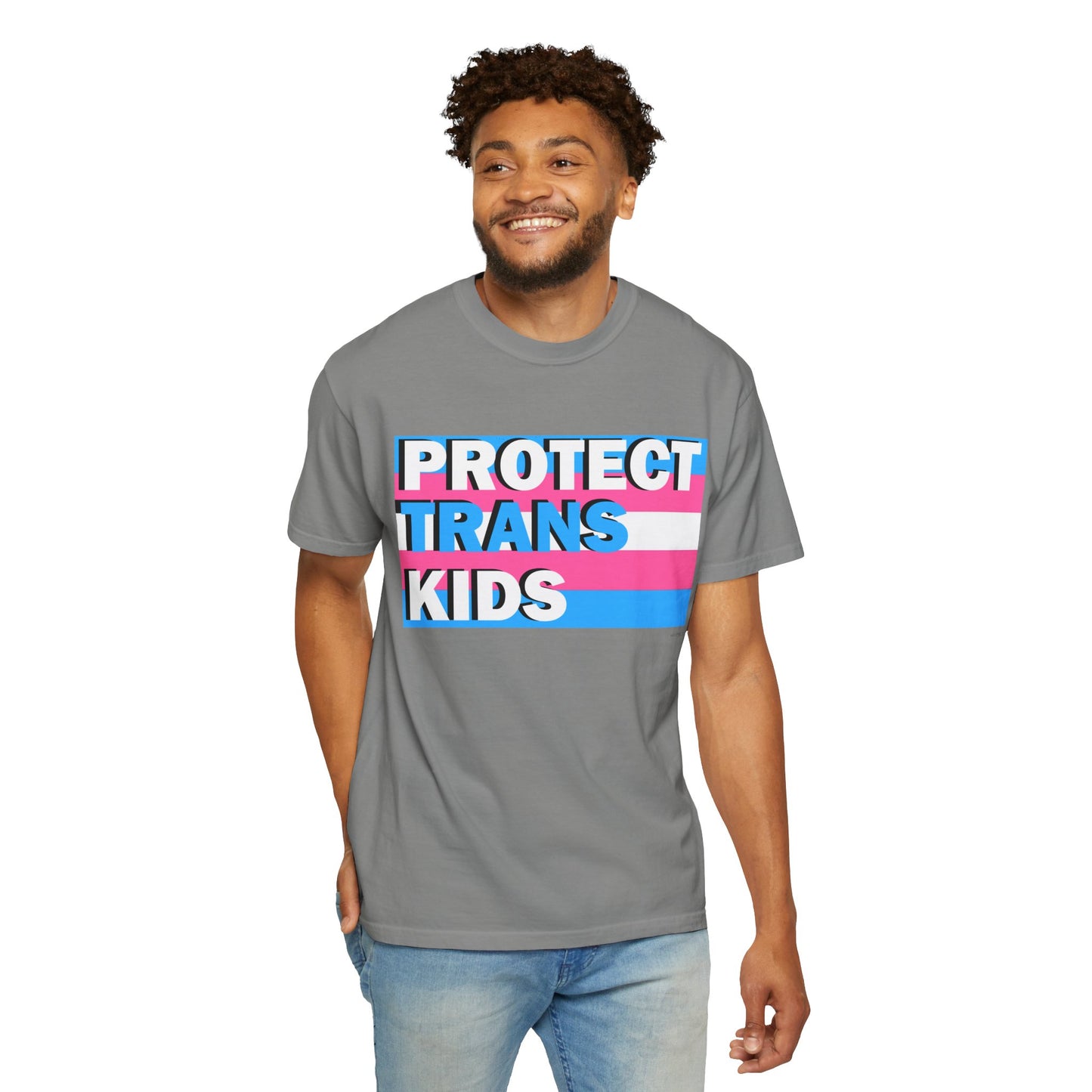 Protect Trans Kids - Unisex Garment-Dyed T-shirt