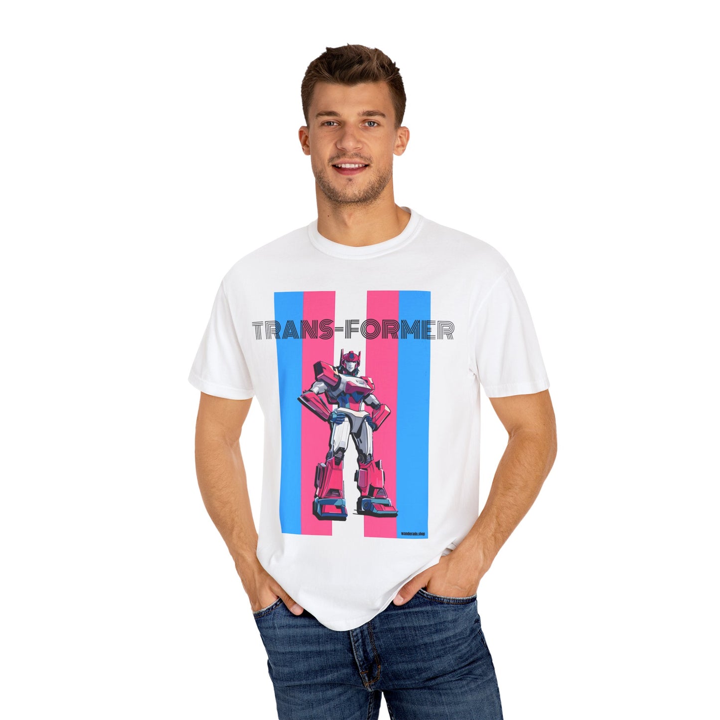 Trans-Former - Unisex Garment-Dyed T-shirt