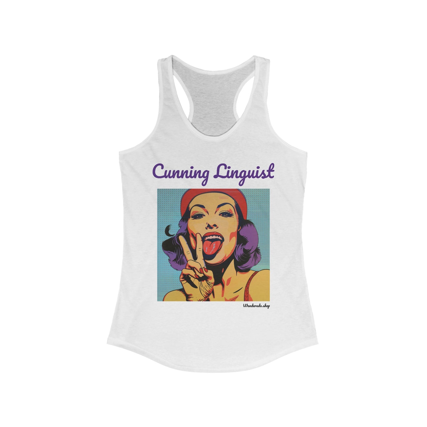 Cunning Linguist - Women's Ideal Racerback Tank