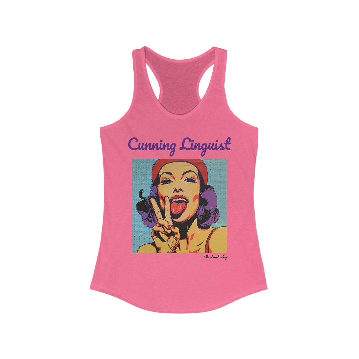 Cunning Linguist - Women's Ideal Racerback Tank