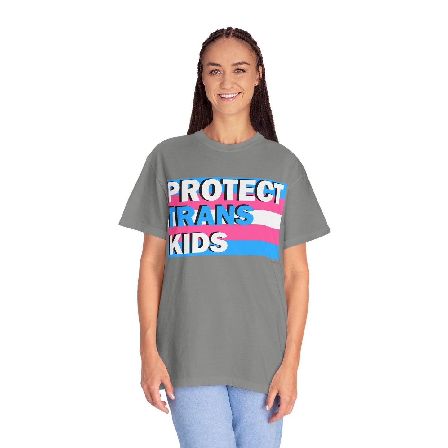 Protect Trans Kids - Unisex Garment-Dyed T-shirt