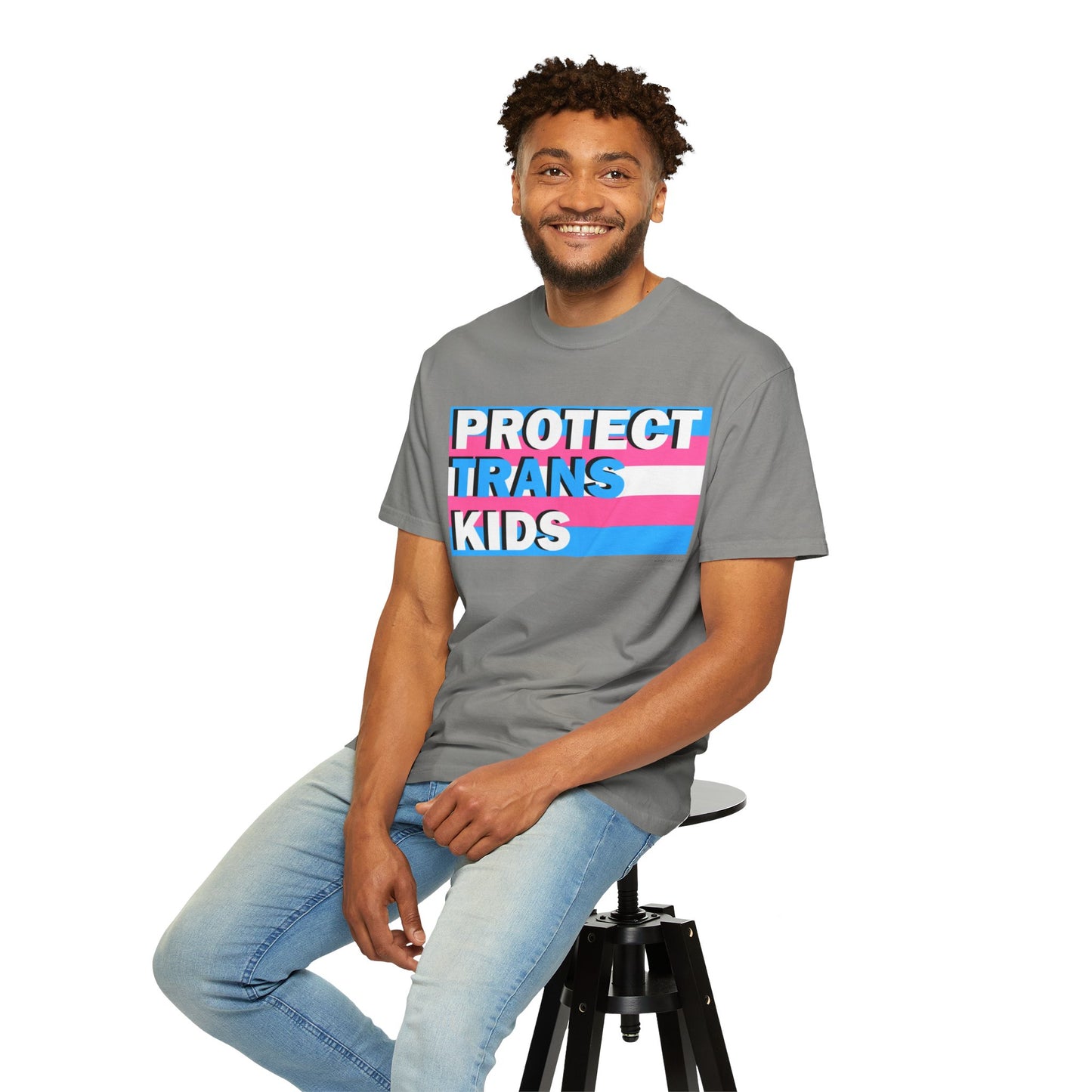 Protect Trans Kids - Unisex Garment-Dyed T-shirt