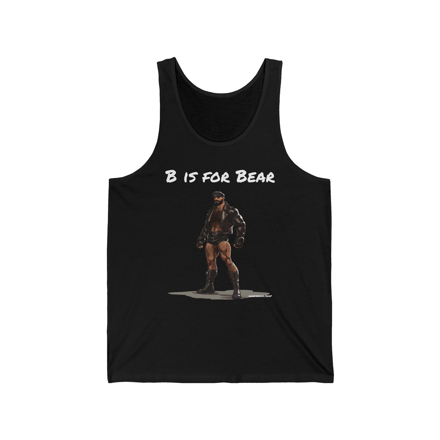 B is for Bear - Unisex Jersey Tank
