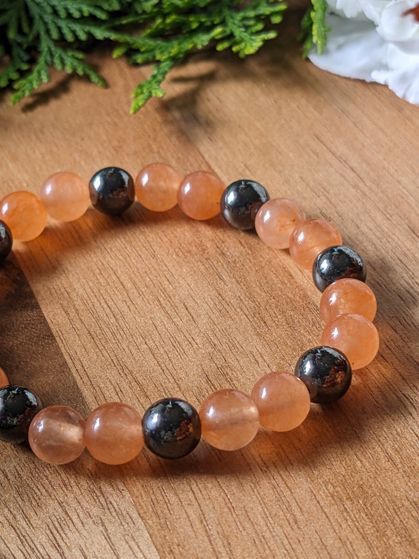Vibrant Protection | Carnelian + Hematite