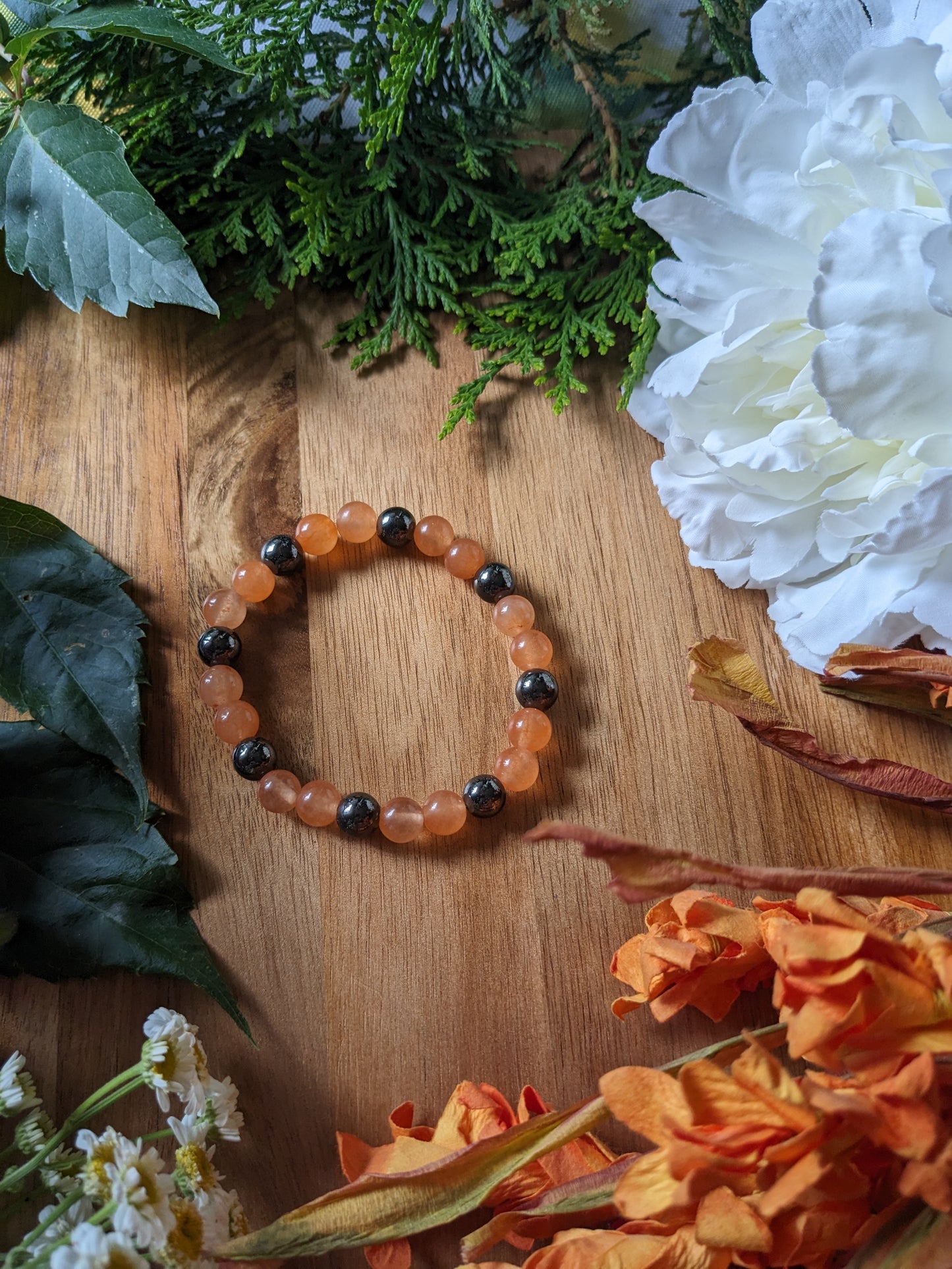 Vibrant Protection | Carnelian + Hematite
