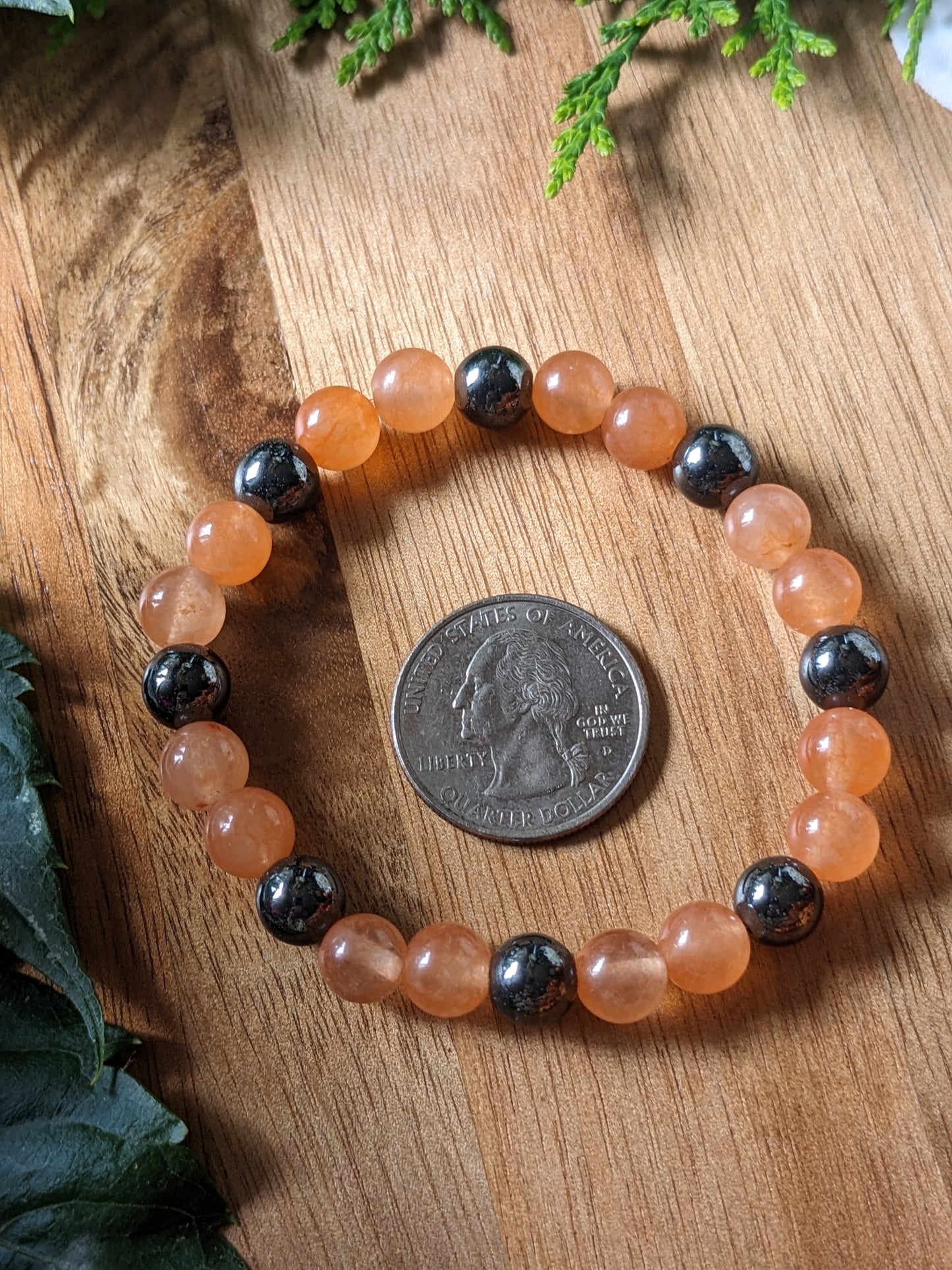 Vibrant Protection | Carnelian + Hematite