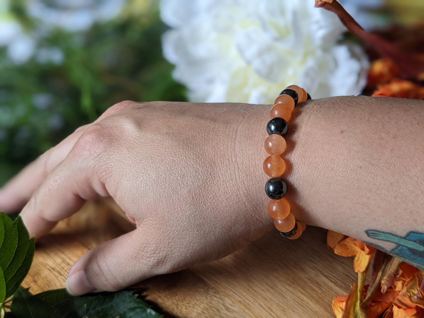 Vibrant Protection | Carnelian + Hematite