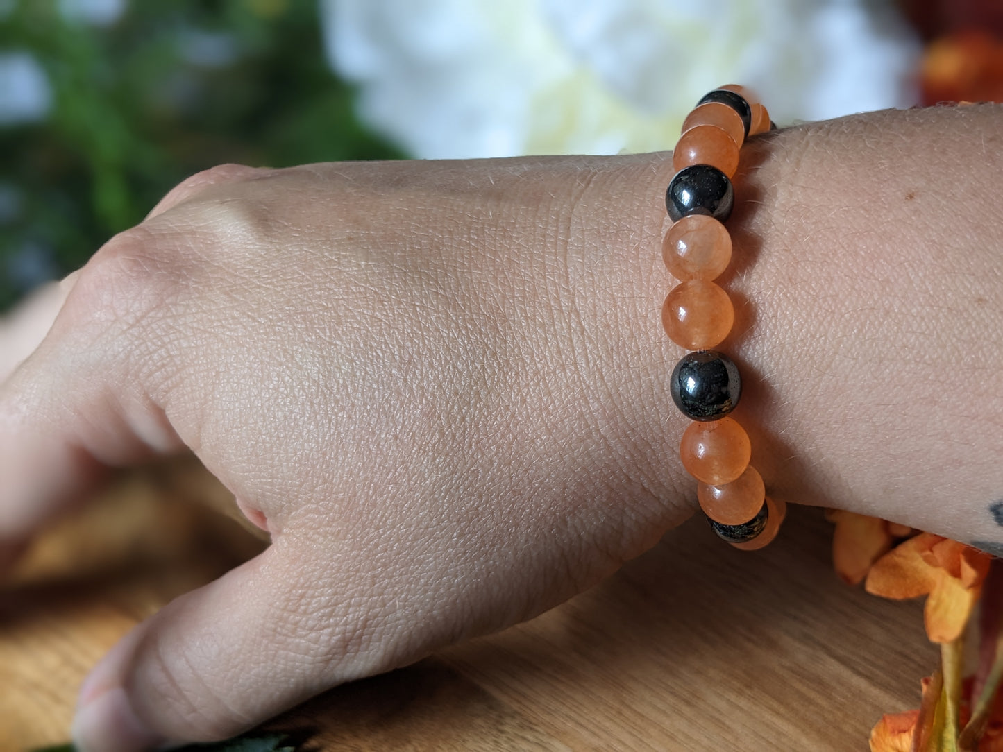 Vibrant Protection | Carnelian + Hematite