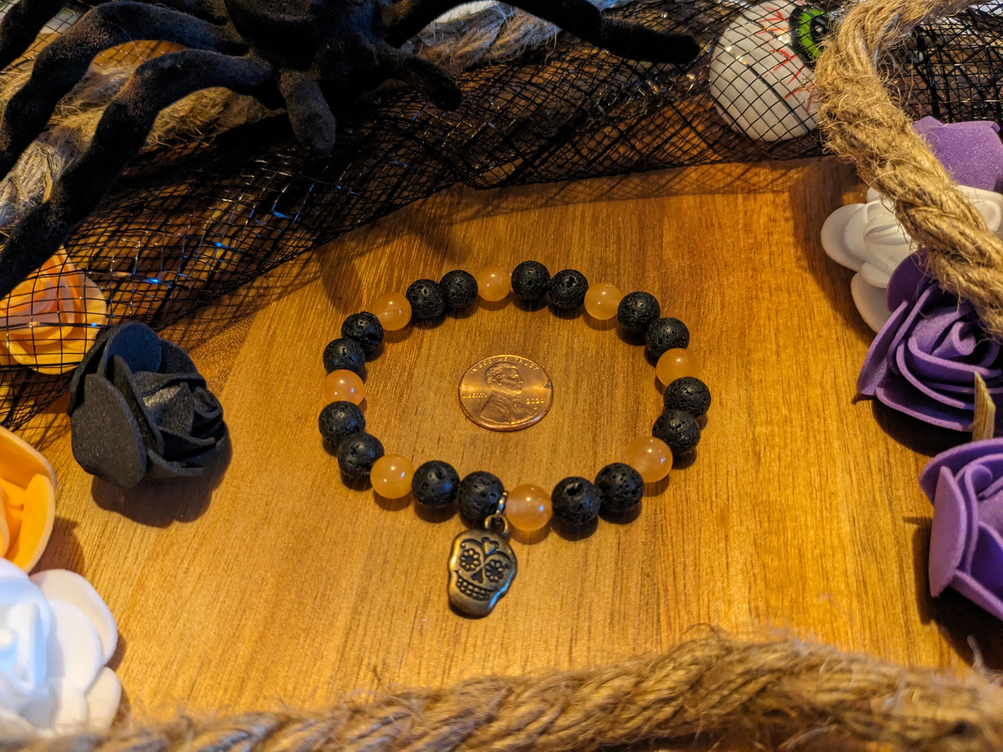 Dynamic Stability | Carnelian + Lava Stone Bracelet