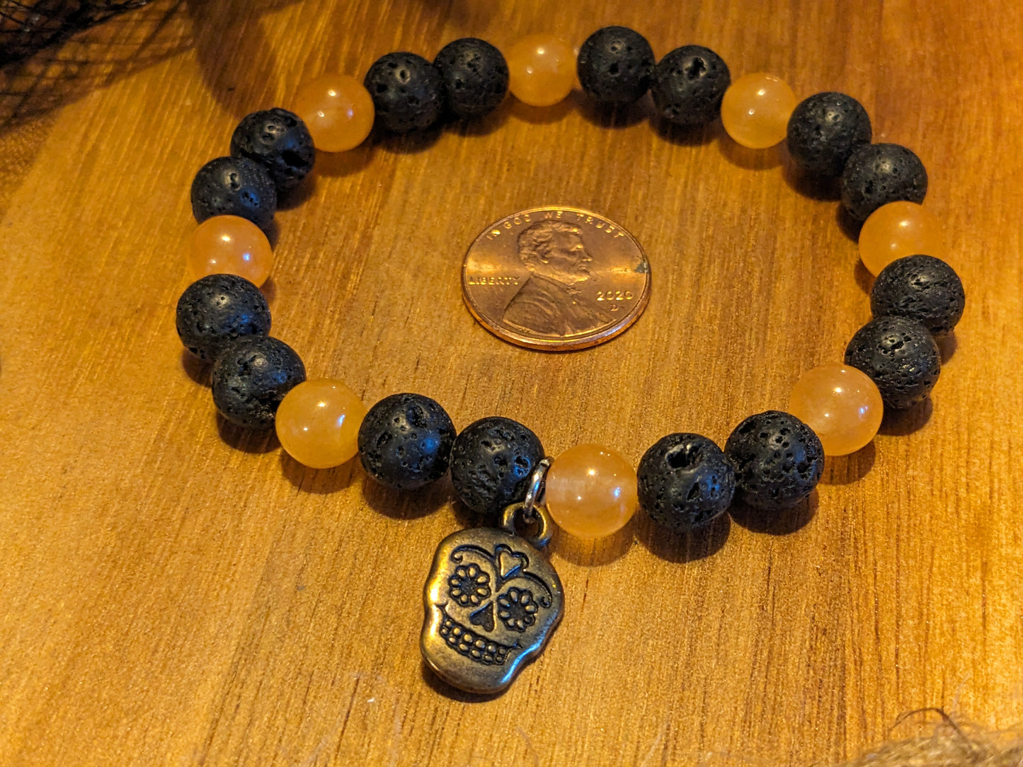 Dynamic Stability | Carnelian + Lava Stone Bracelet