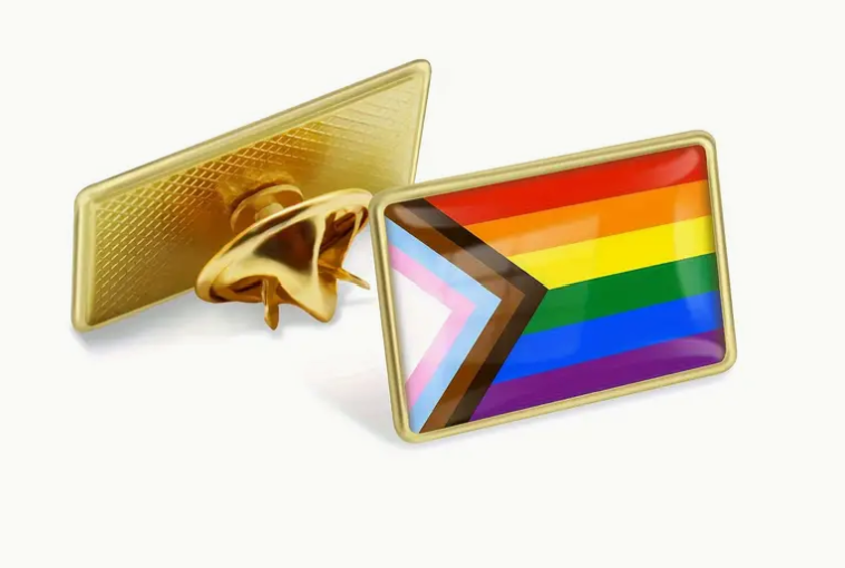 Progress Pride Flag Pin