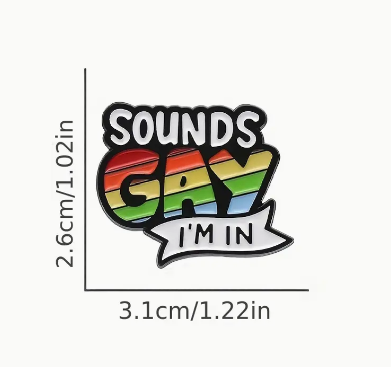 Sounds Gay I'm In - Pin