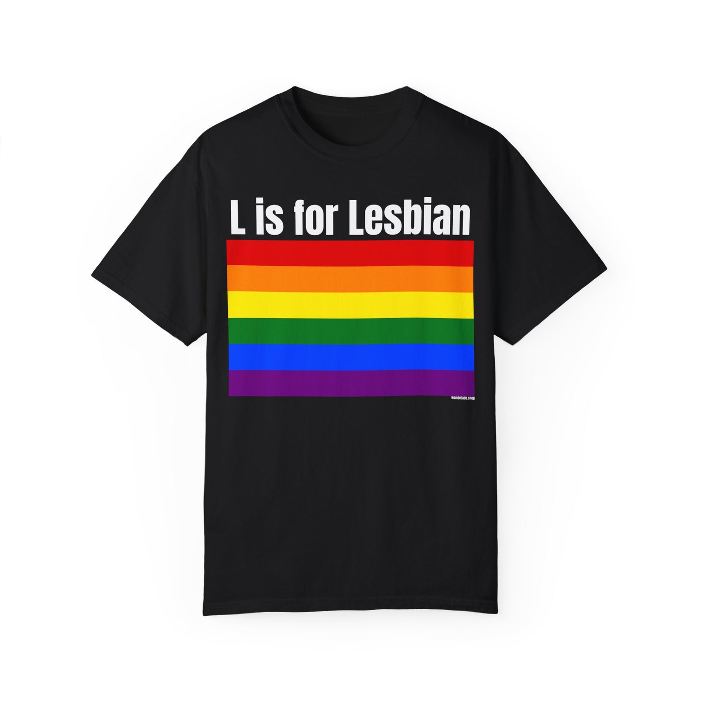 L is for Lesbian - Lesbian Pride Tee