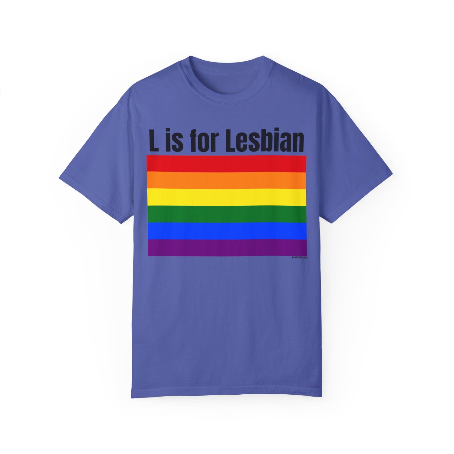 L is for Lesbian - Lesbian Pride Tee