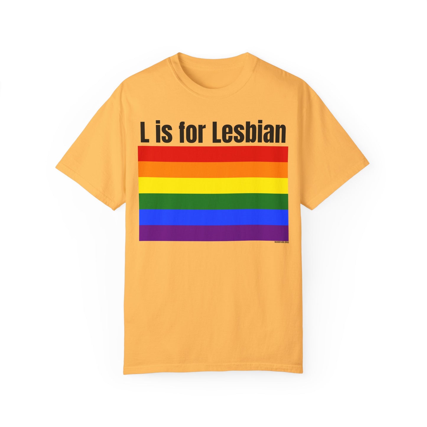L is for Lesbian - Lesbian Pride Tee