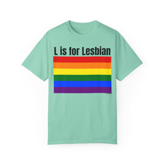 L is for Lesbian - Lesbian Pride Tee