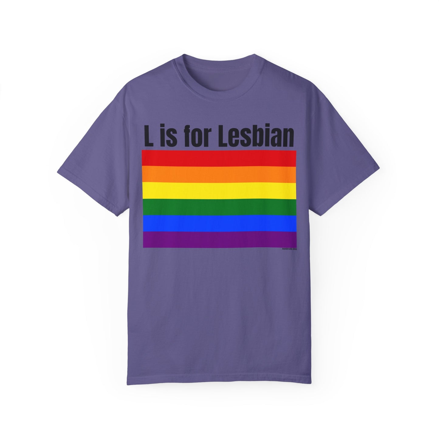 L is for Lesbian - Lesbian Pride Tee