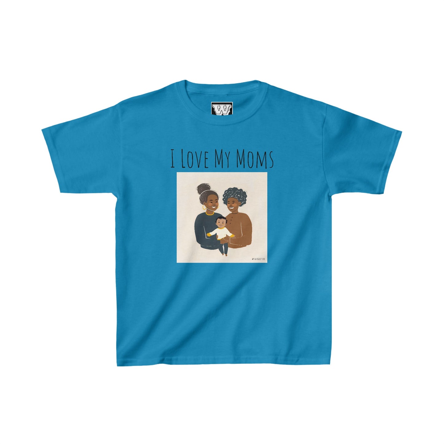 I Love My Moms - Kids Heavy Cotton™ Tee (Variant A)