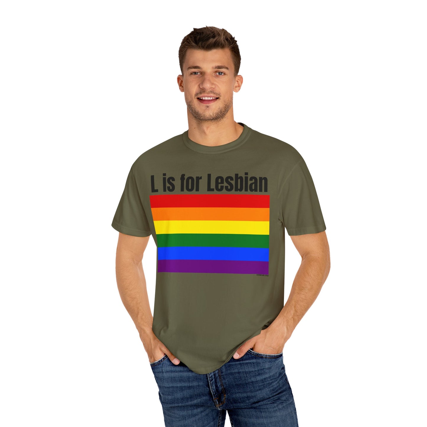 L is for Lesbian - Lesbian Pride Tee