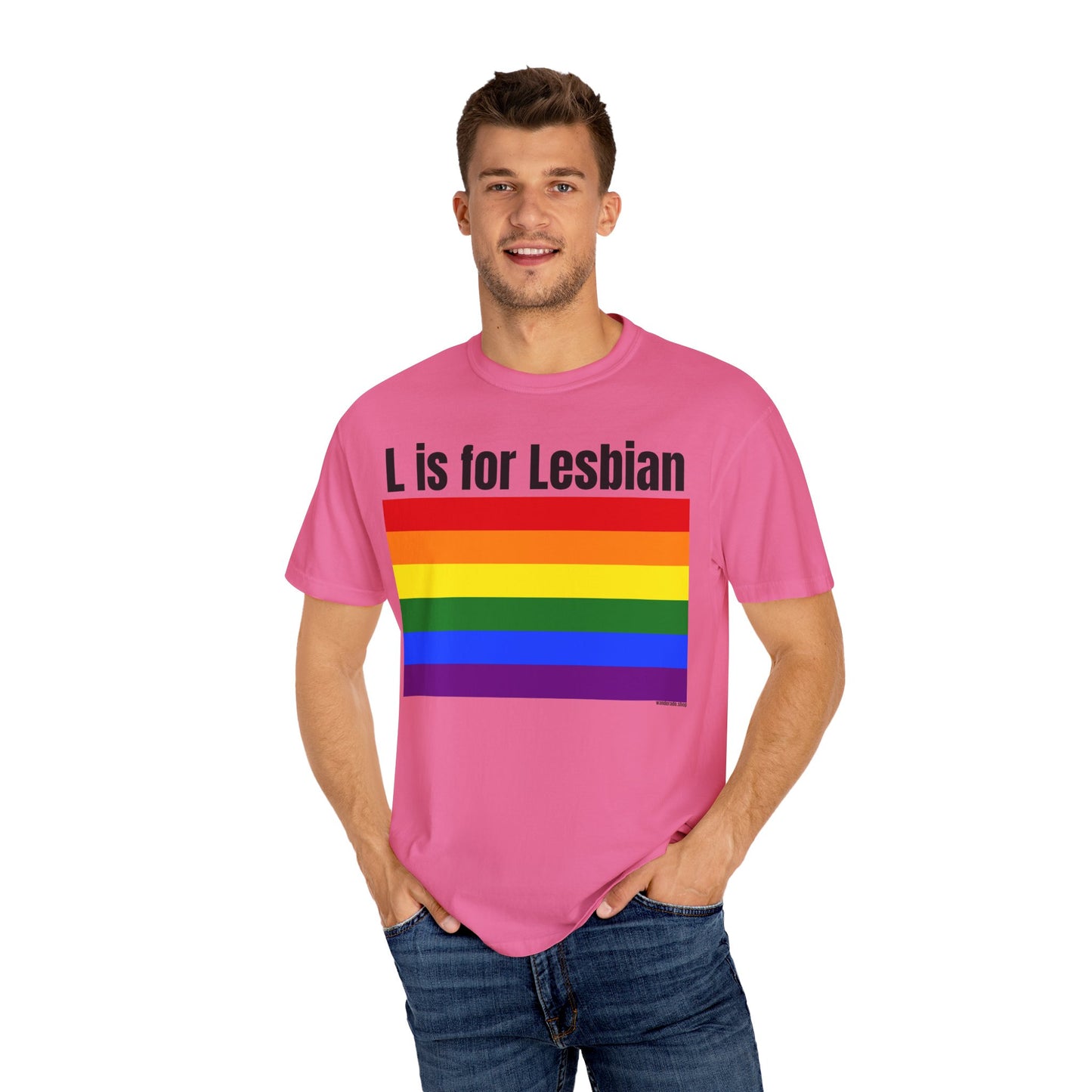 L is for Lesbian - Lesbian Pride Tee