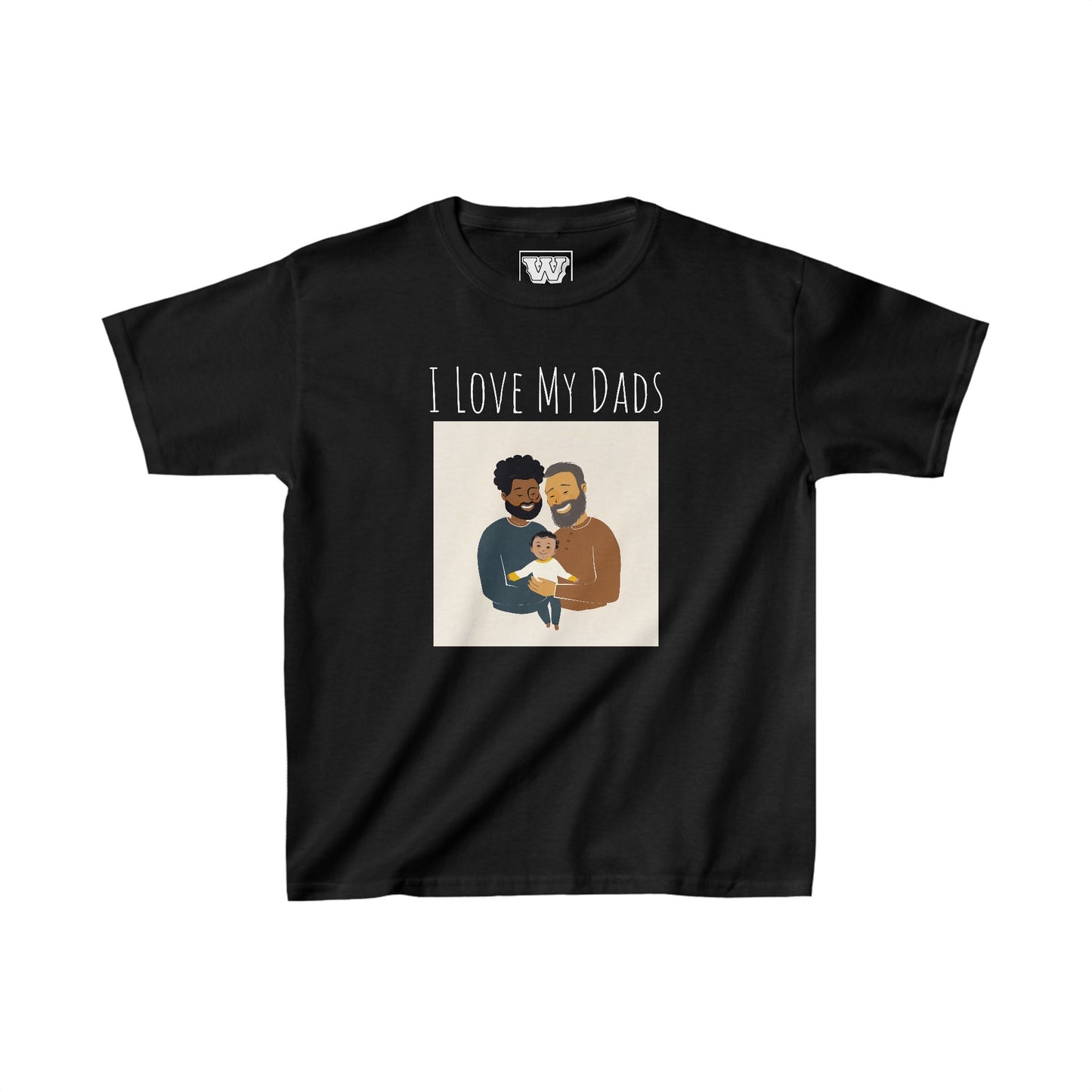 I Love My Dads - Kids Heavy Cotton™ Tee (Variant C)