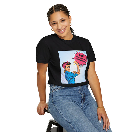 🌟 DTF T-Shirt 🌟 Damn Time for a Feminineomenon