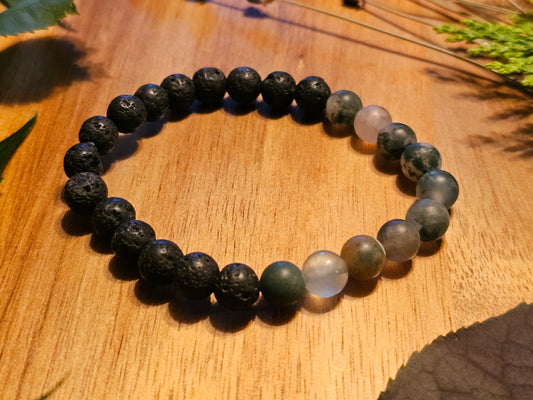 Turmoil Tamer | Howlite + Lava Stone